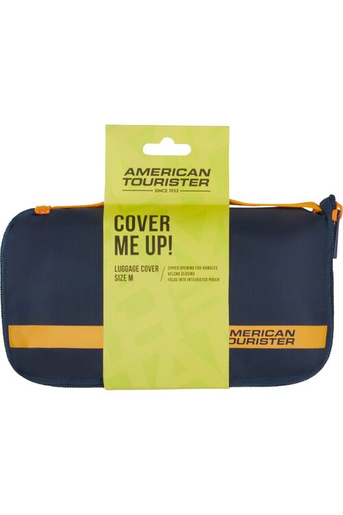 FUNDA MALETA NAVY ORANGE M