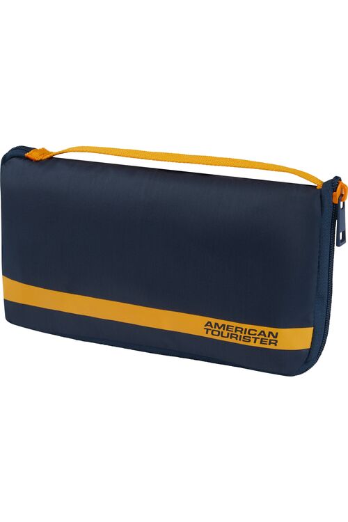 FUNDA MALETA NAVY/ORANGE L