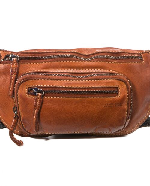 RIÑONERA BOLSILLO FRONTAL DOBLE TICHI STAMP