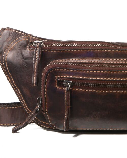 RIÑONERA BOLSILLO FRONTAL DOBLE TICHI STAMP