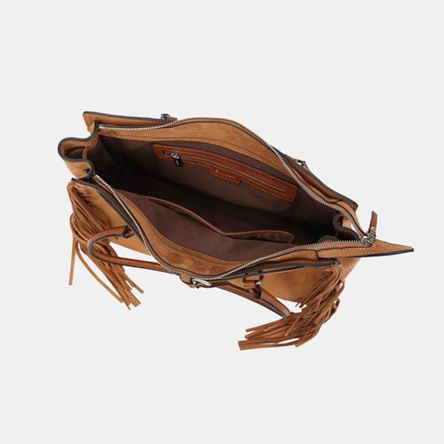 BOLSO BAGUETTE FLECOS LATERALES ANDES BINNARI