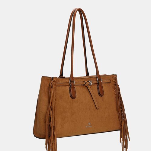 BOLSO BAGUETTE FLECOS LATERALES ANDES BINNARI