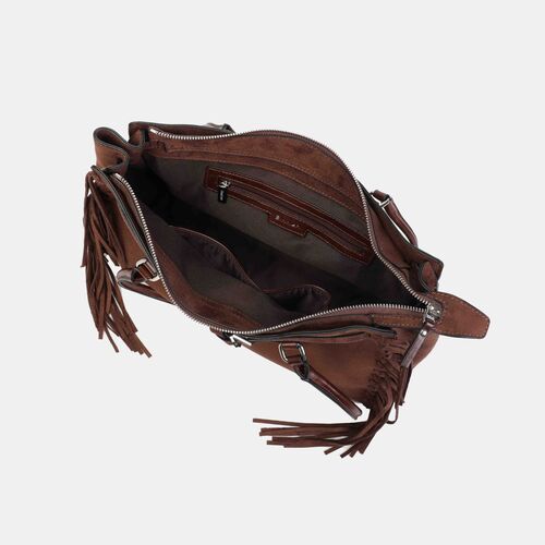 BOLSO BAGUETTE FLECOS LATERALES ANDES BINNARI