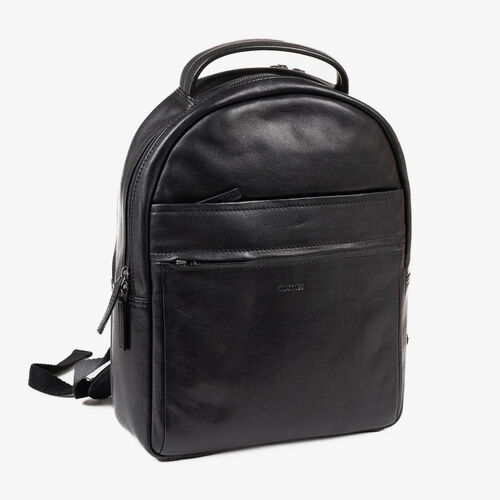 MOCHILA BOLSILLO FRONTAL COW SILKY/LEATHER MATTIES