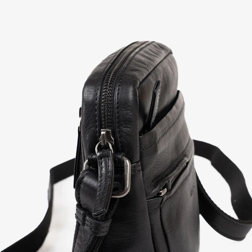 BOLSO BANDOLERA DOBLE BOLSILLO FRONTAL COW SILKY/LEATHER MATTIES