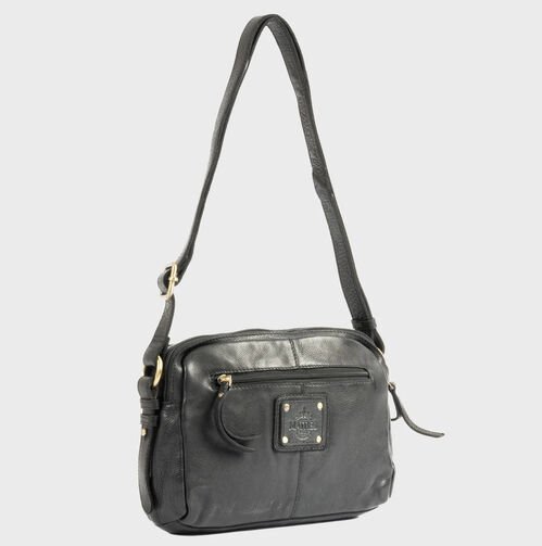 BOLSO BANDOLERA BOLSILLO FRONTAL YOUNG LEATHER MATTIES