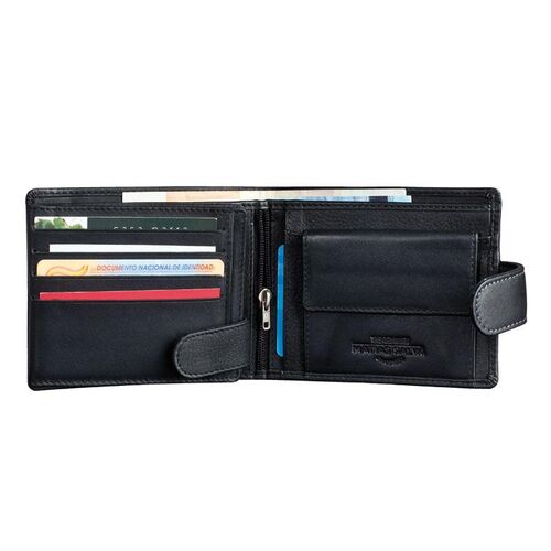 BILLETERO CIERRE LENGÜETA EXOTIC LEATHER MATTIES