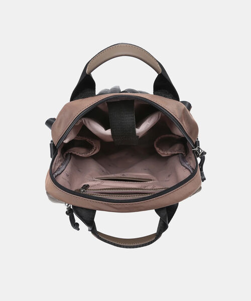 MOCHILA PANEL FRONTAL DOBLE BASTIAN PEPE MOLL MARRÓN