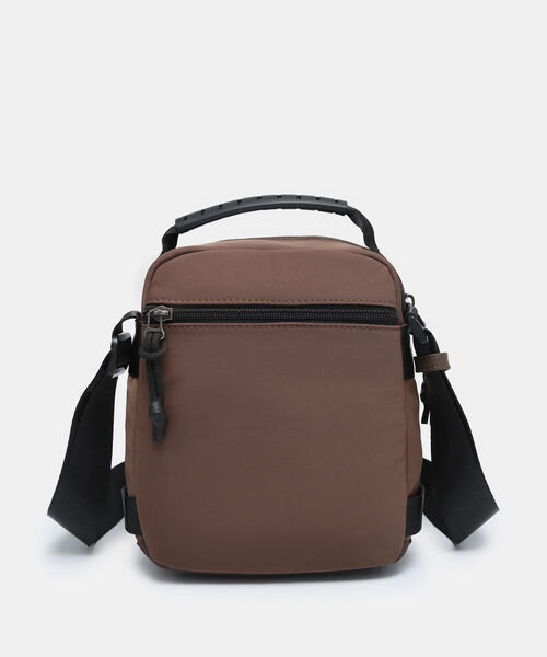 MOCHILA BOLSILLO FRONTAL ENMARCADO BASTIAN PEPE MOLL MARRON