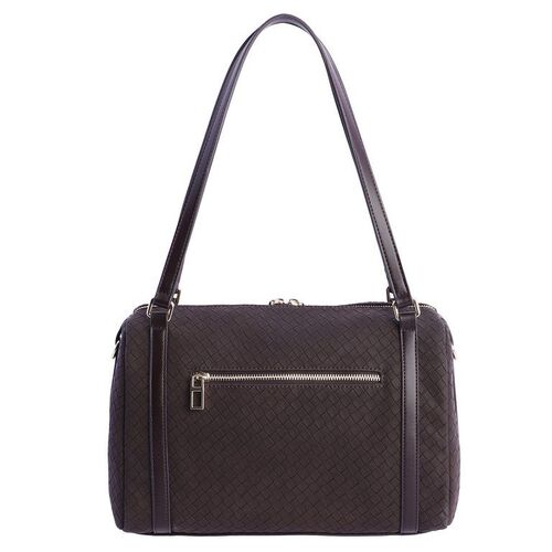 BOLSO ESTRUCTURA RECTANGULAR DON ALGODÓN MARRON