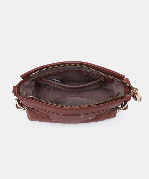 BANDOLERA BOLSILLO FRONTAL PEPE MOLL MARRÓN