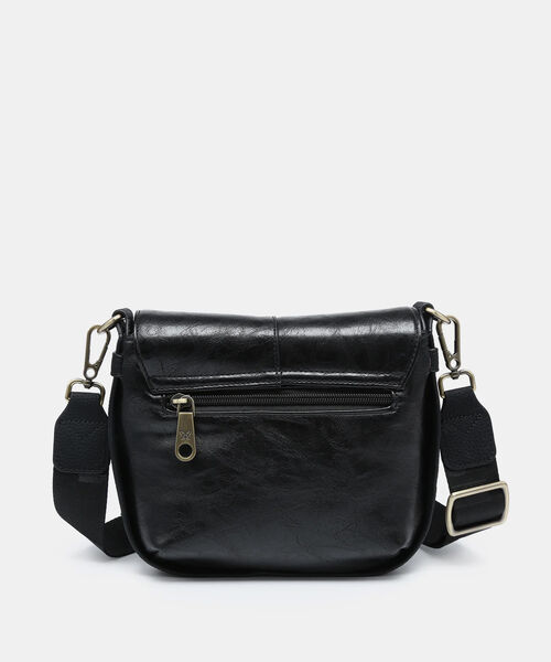 BOLSO ELIE SOLAPA CURVA PEPE MOLL NEGRO
