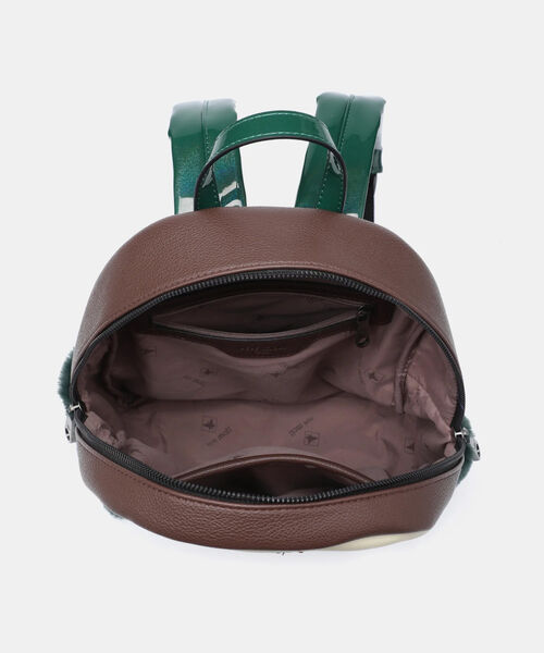 MOCHILA FAUNA CORAZÓN BORDADO PEPE MOLL