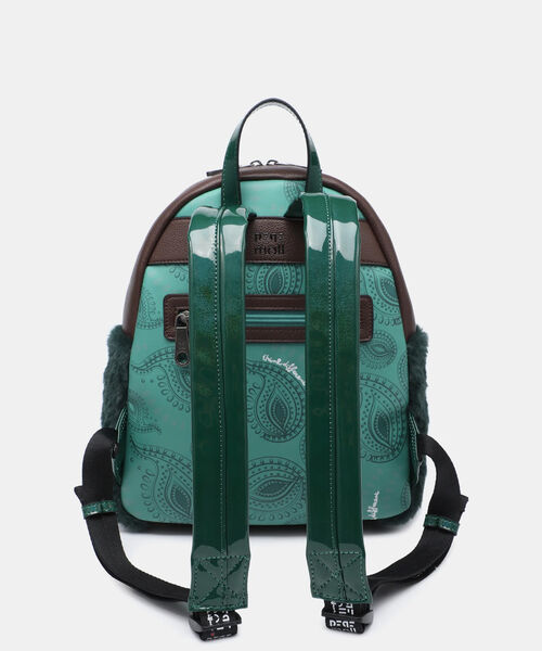MOCHILA FAUNA CORAZÓN BORDADO PEPE MOLL