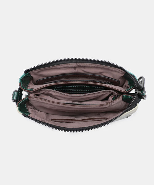 BOLSO FAUNA CORAZÓN CENTRAL PEPE MOLL VERDE