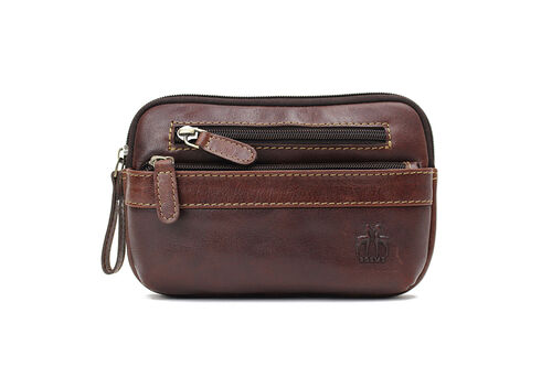 BOLSO DE MANO DOBLE CREMALLERA ROSME