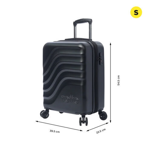 MALETA CABINA BAZY+ ONDAS FRONTALES TOTTO NEGRO