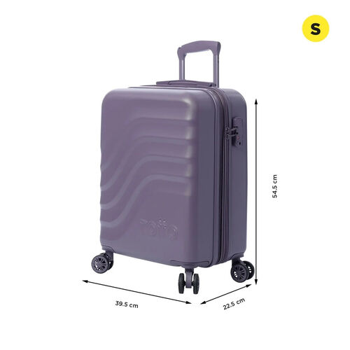 MALETA CABINA BAZY+ RELIEVE CURVO TOTTO MORADO
