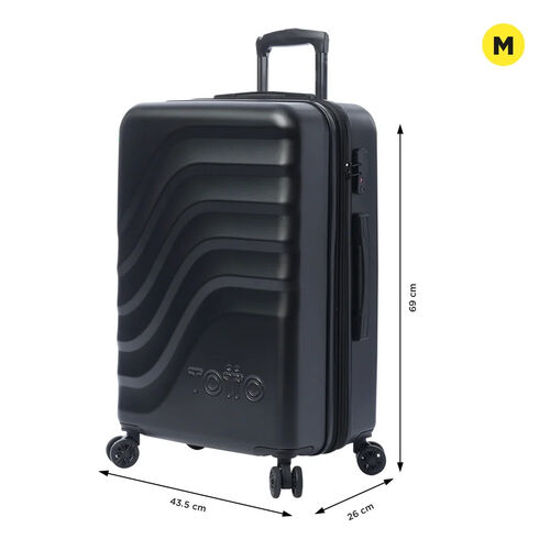 MALETA CABINA BAZY+ ONDAS FRONTALES TOTTO NEGRO