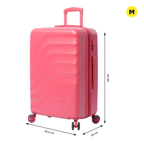 MALETA BAZY+ RELIEVE ONDULADO TOTTO ROJO