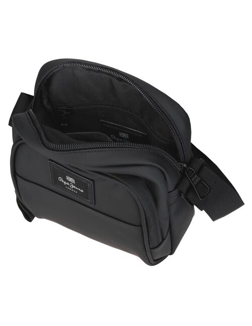 BANDOLERA DUDLEY DOBLE COMPARTIMENTO PEPE JEANS NEGRO