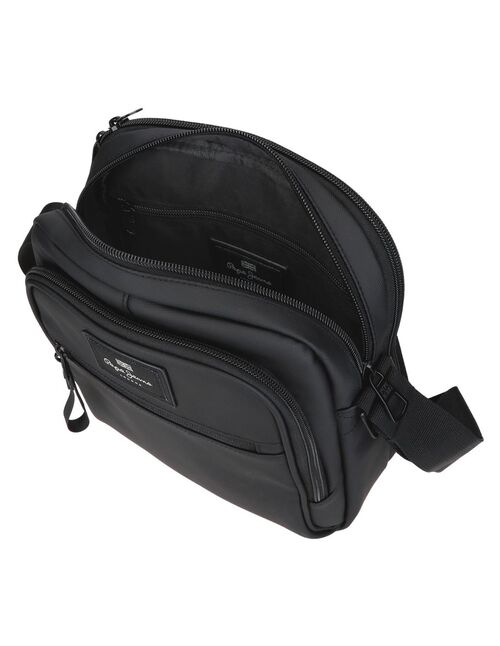 BANDOLERA DUDLEY PORTATABLET TRIPLE COMPARTIMENTO PEPE JEANS NEGRO