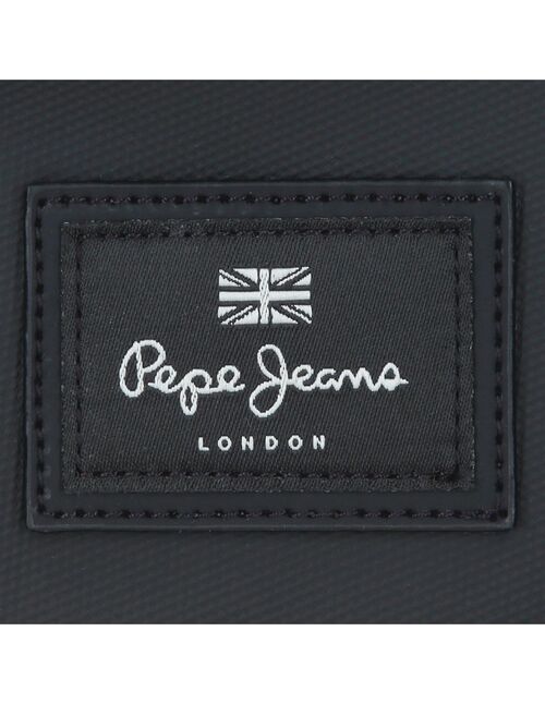 RIÑONERA DUDLEY DOBLE COMPARTIMENTO PEPE JEANS NEGRO