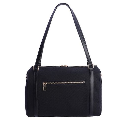 BOLSO DOS ASAS TEXTURA ENTRELAZADA DEVOTA & LOMBA NEGRO