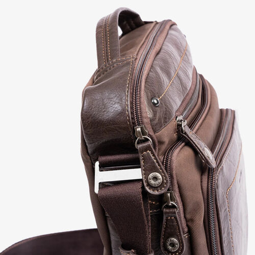 BANDOLERA CLÁSICA XL MATTIES MARRÓN