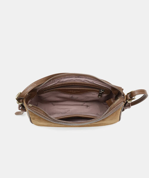 BOLSO GEMINA STONE PEPE MOLL CAMEL