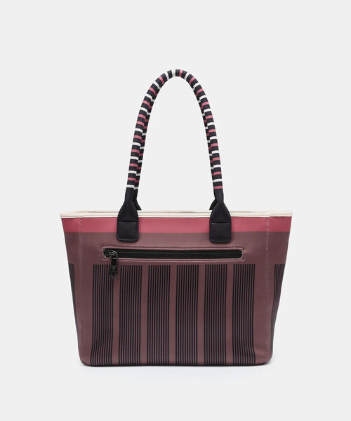 BOLSO ANIA ASAS RAYADAS PEPE MOLL MULTI MOCCA