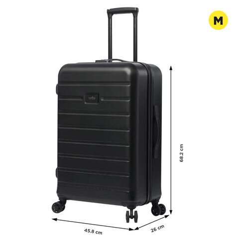 MALETA HARBOR TOTTO NEGRO 55 CM