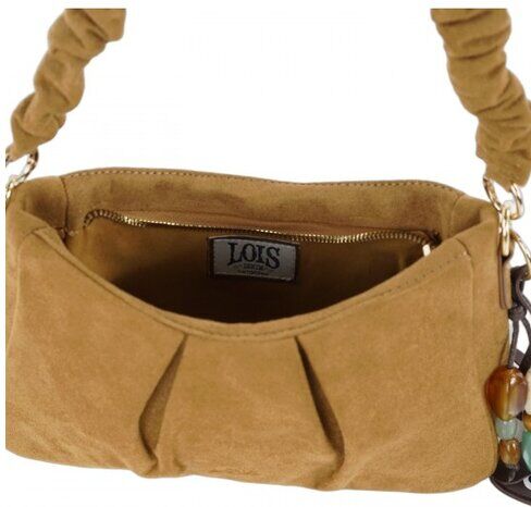 BOLSO DE HOMBRO OMAHA ASA FRUNCIDA LOIS CUERO