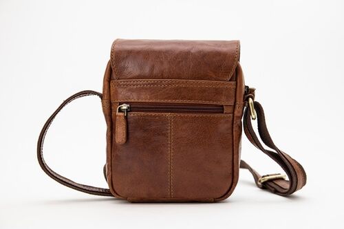 BANDOLERA CRUMPLE MARRON