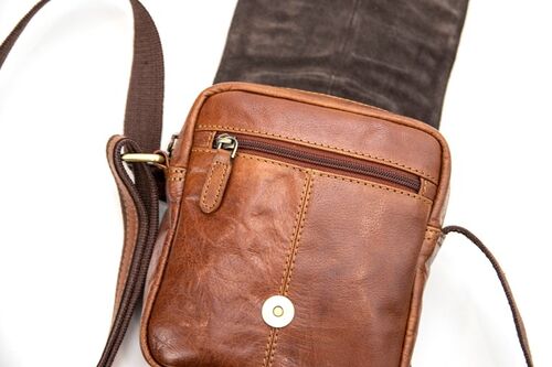 BANDOLERA CRUMPLE MARRON