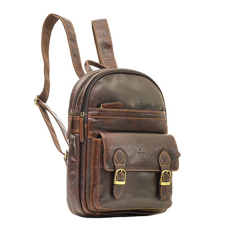 MOCHILA CAB.CRUMPLE VACUNO MARRON