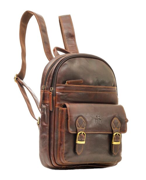 MOCHILA CAB.CRUMPLE VACUNO MARRON