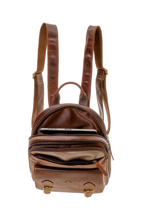 MOCHILA CAB.CRUMPLE VACUNO MARRON