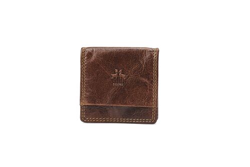 MONEDERO CRUMPLE MARRON