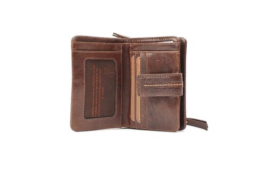 BILLETERO CRUMPLE MARRON