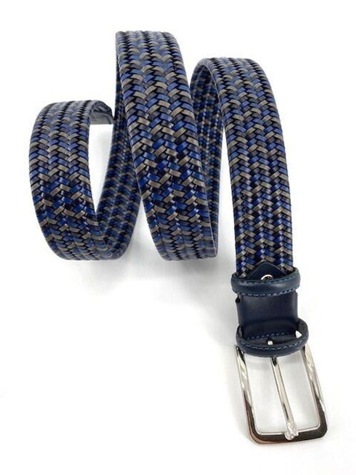 CINTURON TRENZADO SPORT WEAR T.M-AZUL MARINO