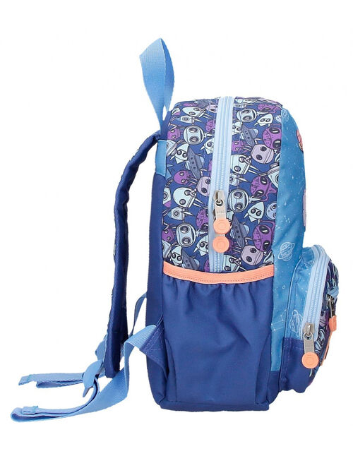 MOCHILA 28CM.NEW FRIENDS AZUL