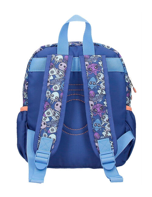 MOCHILA 28CM.NEW FRIENDS AZUL