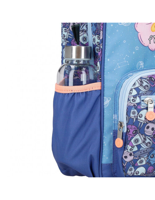 MOCHILA 28CM.NEW FRIENDS AZUL