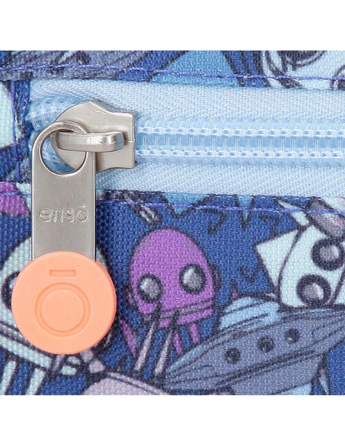 MOCHILA 28CM.NEW FRIENDS AZUL