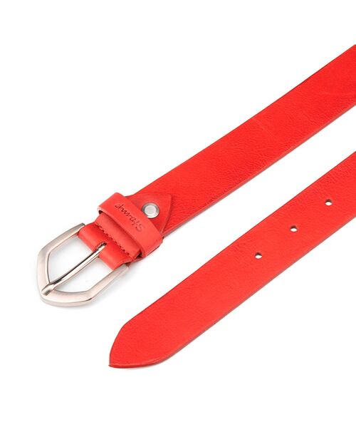 CINTURON VACUNO T.95 ROJO