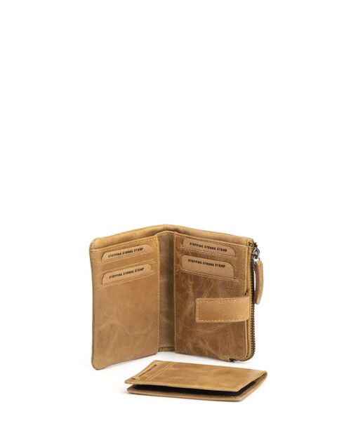 BILLETERO MARBLE MOSTAZA