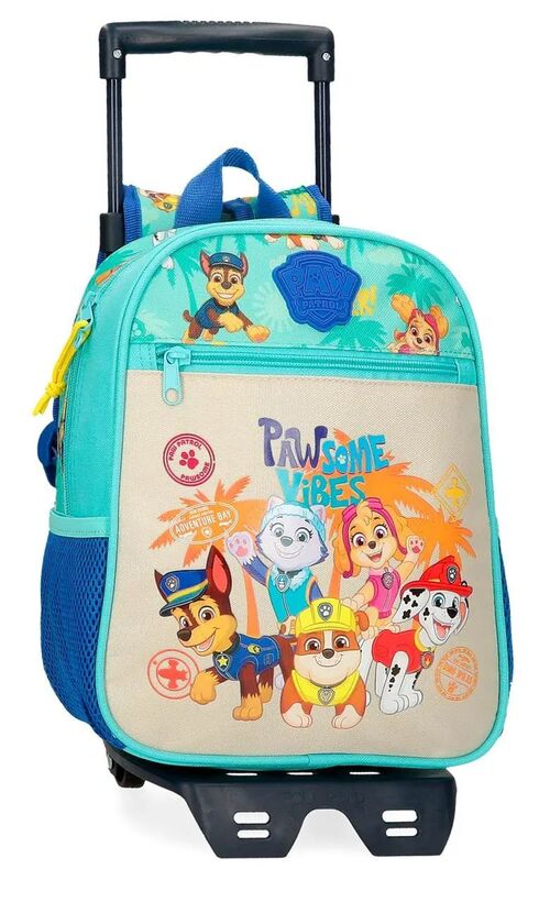 MOCHILA 28CM.PAWSOME VIBES BEIG