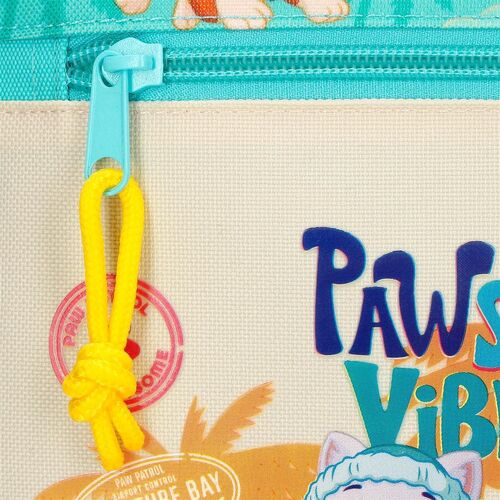 BOLSA VIAJE PAWSOME VIBES BEIG UNICA