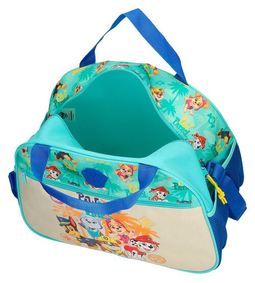 BOLSA VIAJE PAWSOME VIBES BEIG UNICA